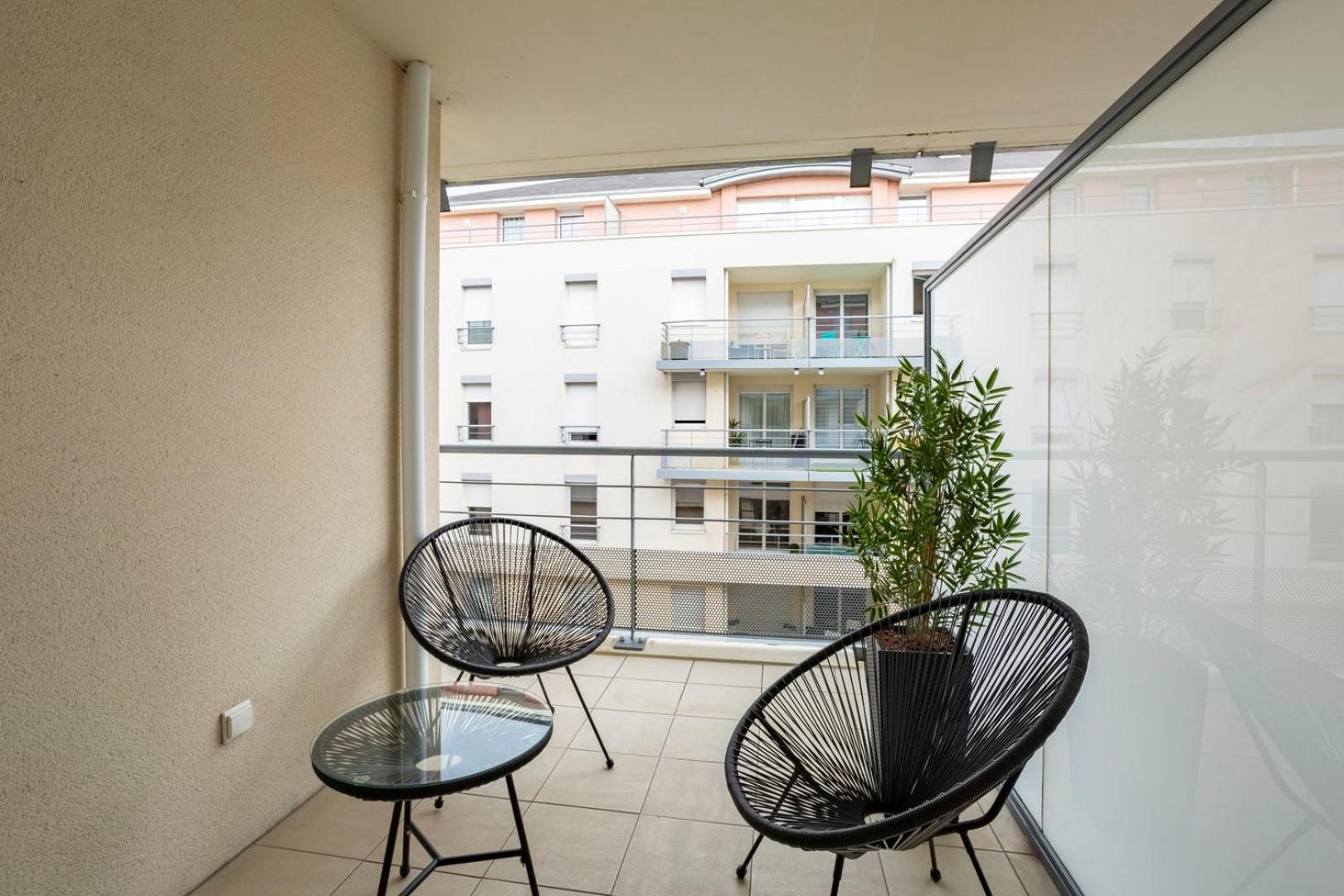 Le Sevigne - Cosy Et Calme - Balcon Et Parking Lägenhet Cesson-Sévigné Exteriör bild